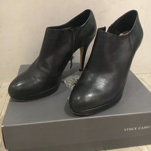 Vince Camuto VC-Elvin Ankle Boots Color:Black Size:9.5